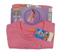 Nové - Růžovo-světlerůžové teplákovo/tylové šaty se Skey Nickelodeon