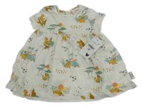 Nové - Biele mušelínové šaty Levíý Kráľ Disney