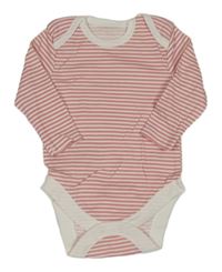 Ružovo-biele pruhované body Primark