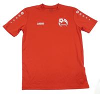 Červené športové tričko s logom Jako