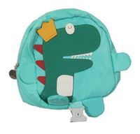 Mátový šušťákový ruksak s dinosaurom