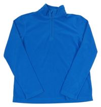 Modrá fleecová funkční mikina etirel