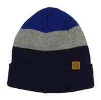 Nové - tmavomodro-sivo-zafírová čapica zn. F&F