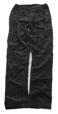 Tmavošedé elastické manšestráky JAKO-O