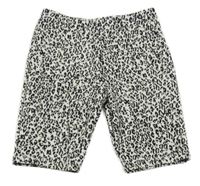 Smetanovo-béžovo-černé vzorované kraťasy RIVER ISLAND