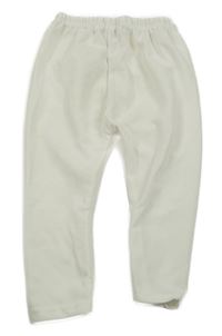 Smotanové vzorované nohavice