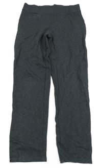 Tmavosivé melírované teplákové nohavice M&S