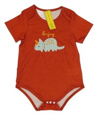 Nové - červené body s dinosaurom