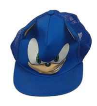 Cobaltově modro-safírová kšiltovka se Sonicem