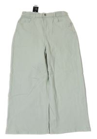 Nové - mátové wide leg rifle HIP&HOPPS