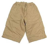 Hnedé rifľové kraťasy H&M