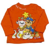Červené triko s Paw Patrol Nickelodeon