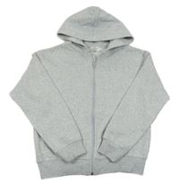 Sivá melírovaná prepínaci mikina s kapucňou H&M