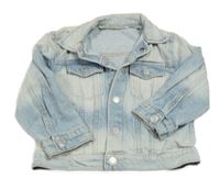 Svetlomodrá rifľová bunda H&M