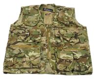 Army plátenná vesta s vreckami