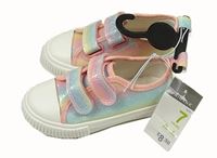 Nové - Duhové třpytivé tenisky Primark vel. 24