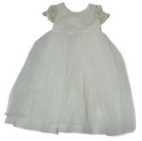 Bílé slavnostní šaty s krajkovými květy John Lewis