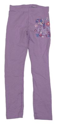 Levandulové legíny s My Little Pony