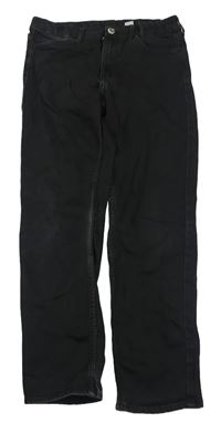 Černé slim fit rifle H&M