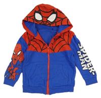 Modro-červená prepínaci mikina s kapucí - Spiderman George