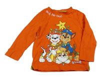 Červené triko s Tlapkovou patrolou Nickelodeon