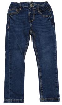 Tmavomodré skinny rifle Zara