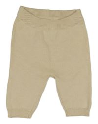 Smotanové pletené tepláky Ergee