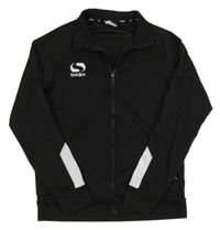 Čierna športová prepínaci mikina s logom Sondico