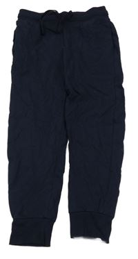 Tmavomodré lehké tepláky H&M