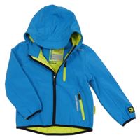 Modrá softshellová bunda s kapucí C&A