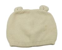 Smetanová pletená čepice GAP
