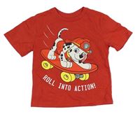 Červené tričko s Paw Patrol