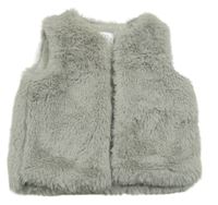 Svetlosivá kožušinová podšitá vesta F&F