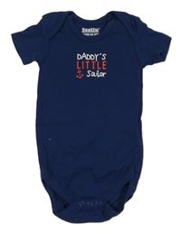 Tmavomodré body s nápisom Lupilu