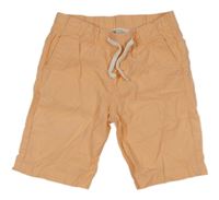Lososové plátenné kraťasy H&M