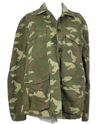 Dámska army košeľová bunda H&M