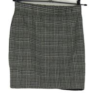 Dámska čierno-biela kockovaná sukňa Select