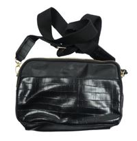 Dámska čierna koženková cross body kabelka Primark