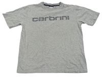 Svetlosivé tričko s logom Carbrini