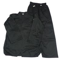 2set- černé kimono