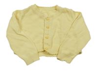 Žltý prepínaci crop sveter M&S