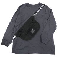 Sivé tričko s ledvinkou F&F