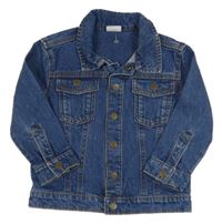 Modrá rifľová bunda F&F