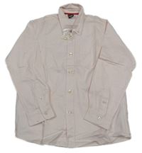 Nové - Růžovo-bílá pruhovaná košile 