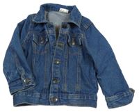 Modrá riflová bunda so cute