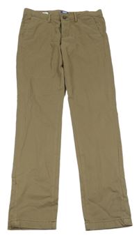Béžové plátenné chino nohavice Jack & Jones