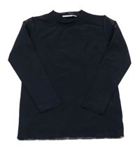 Tmavomodré tylové triko Name it