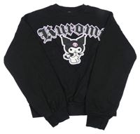 Čierna crop mikina s Kuromi H&M