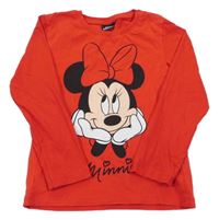 Červené triko s Minnie Disney