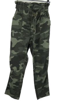 Nové - Dámské khaki army rifle s páskem River Island